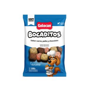Golocan Bocaditos Carne, Pollo y Chocolate